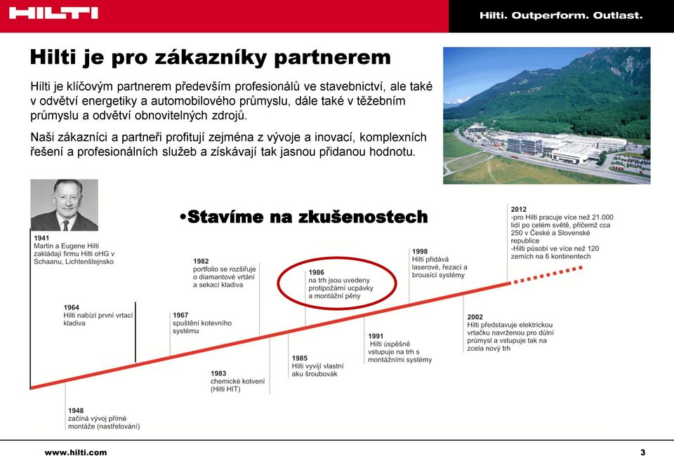 průmyslu a odvětví obnovitelných zdrojů.