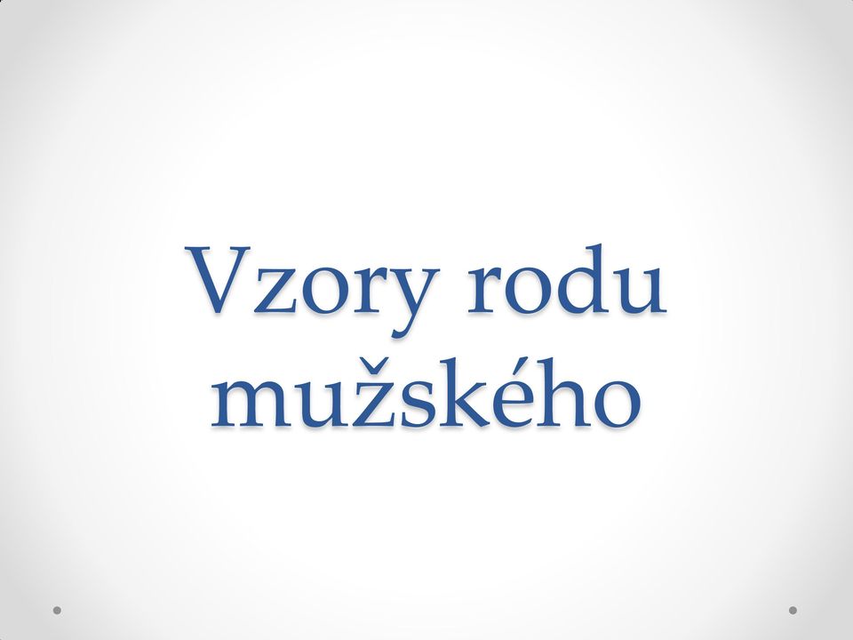 mužského