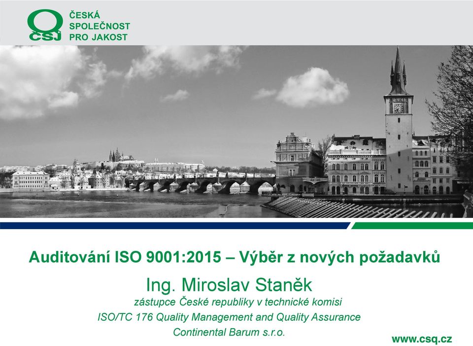 technické komisi ISO/TC 176 Quality