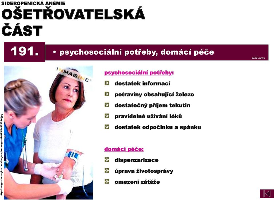 psychosociální potřeby, domácí péče psychosociální potřeby: dostatek informací potraviny