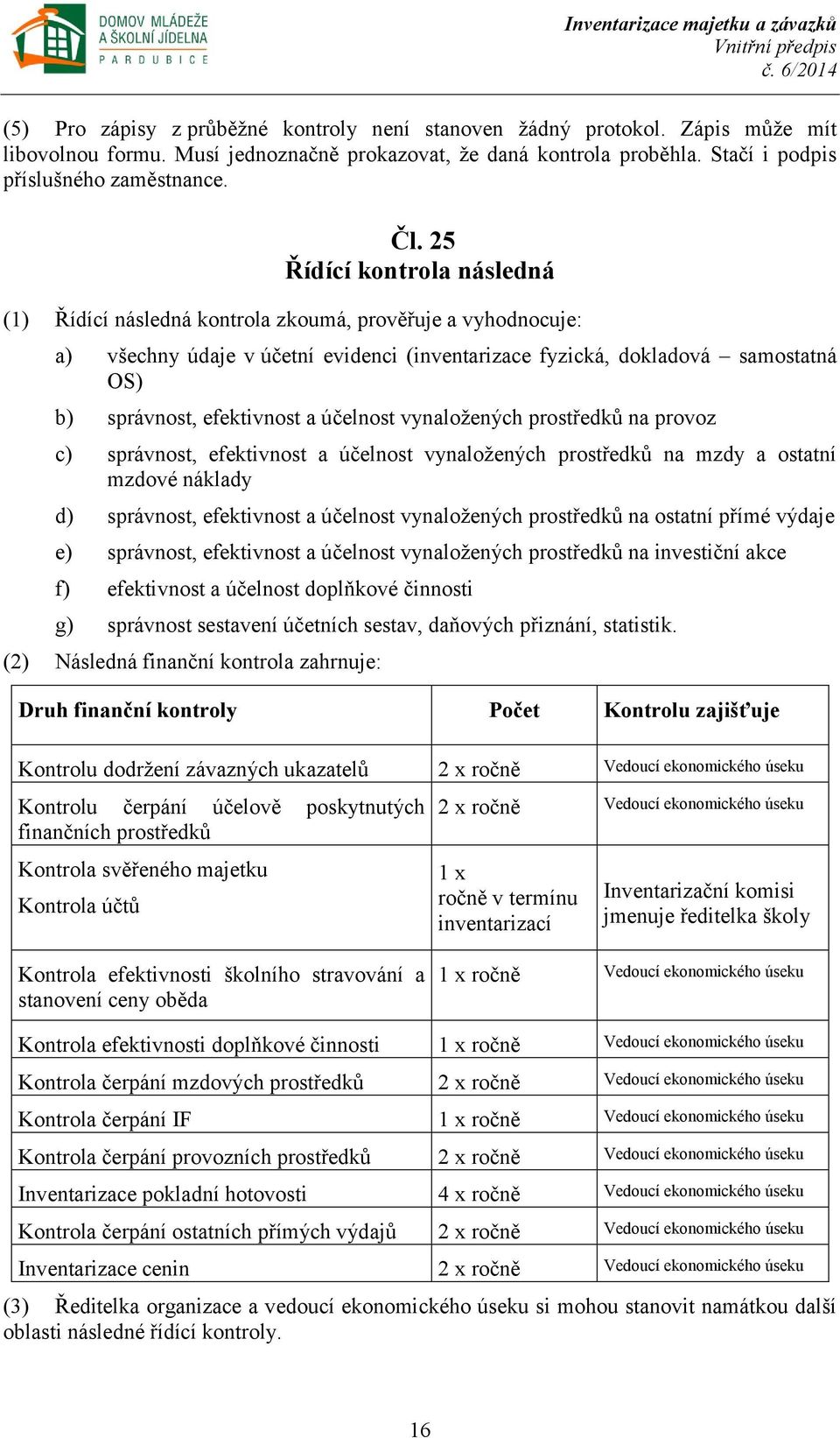 a účelnost vynaložených prostředků na provoz c) správnost, efektivnost a účelnost vynaložených prostředků na mzdy a ostatní mzdové náklady d) správnost, efektivnost a účelnost vynaložených prostředků