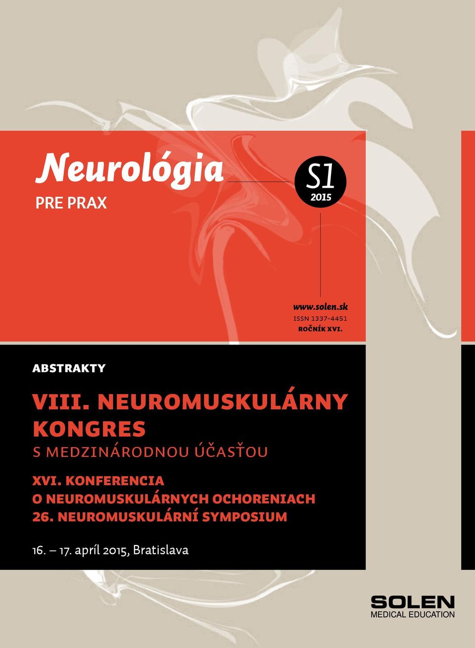 neuromuskulárny kongres S MEDZINÁRODNOU ÚČASŤOU XVI.