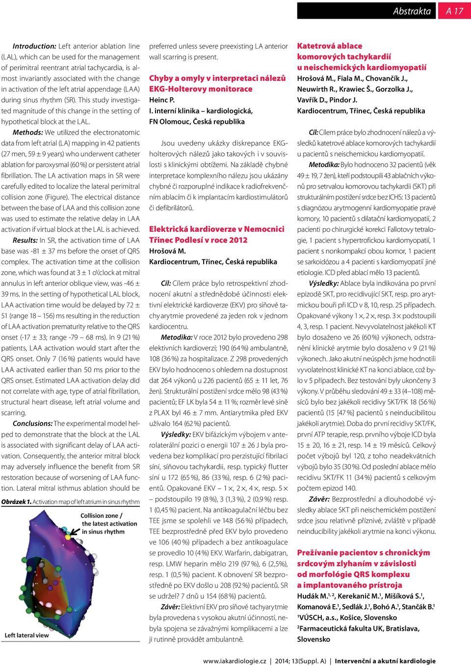 Methods: We utilized the electronatomic data from left atrial (LA) mapping in 4 patients (7 men, 59 ± 9 years) who underwent catheter ablation for paroxysmal (60 %) or persistent atrial fibrillation.