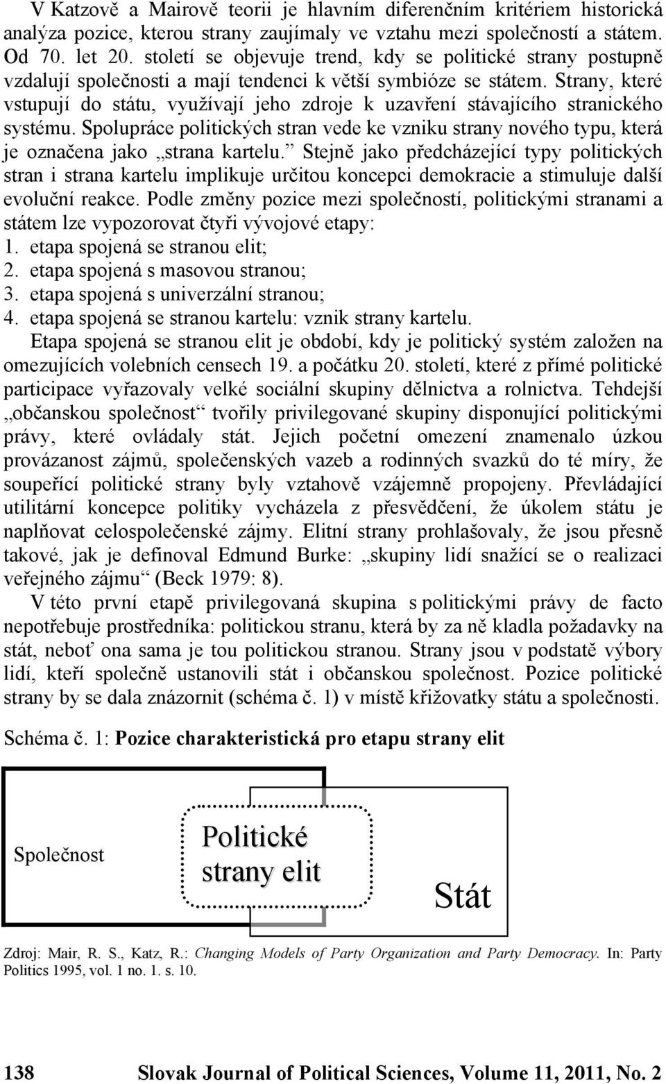 Strany, které vstupují do státu, využívají jeho zdroje k uzavření stávajícího stranického systému.