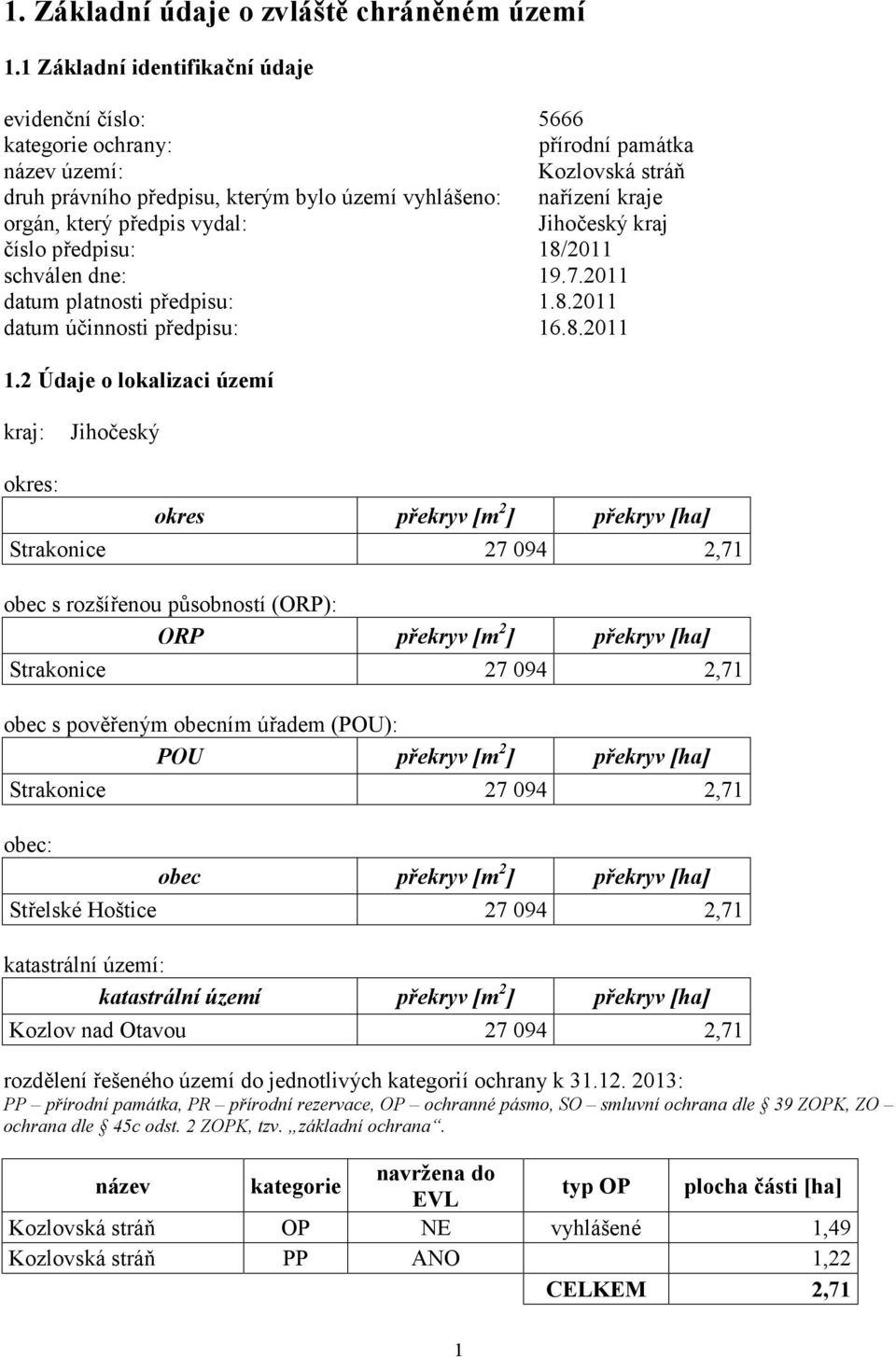 předpis vydal: Jihočeský kraj číslo předpisu: 18/2011 schválen dne: 19.7.2011 datum platnosti předpisu: 1.8.2011 datum účinnosti předpisu: 16.8.2011 1.