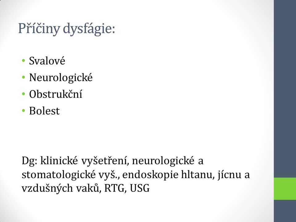 neurologické a stomatologické vyš.