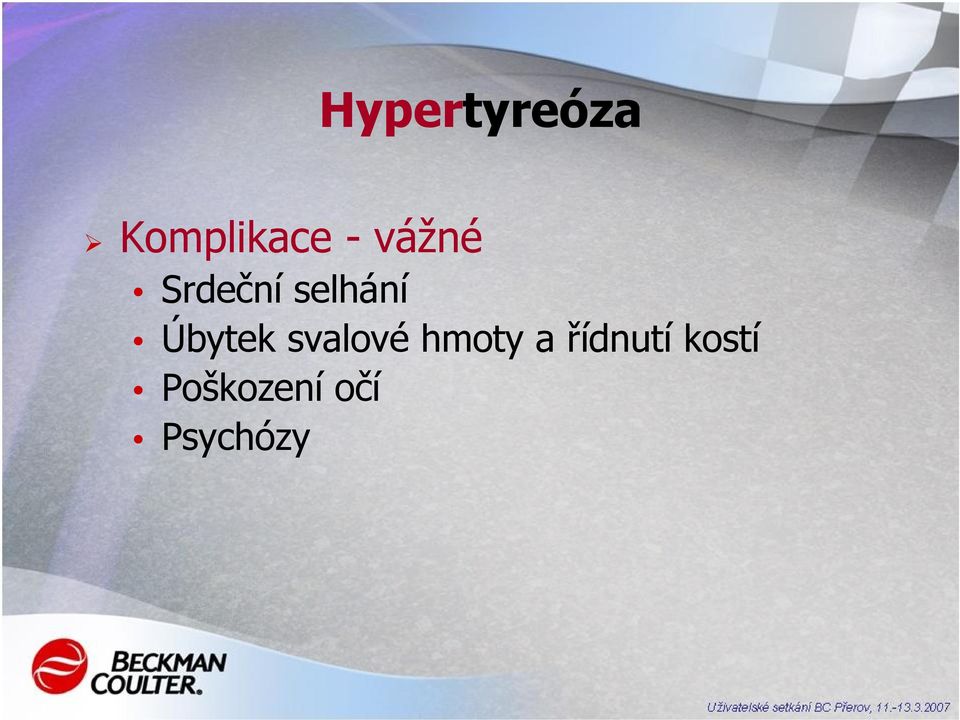 Úbytek svalové hmoty a