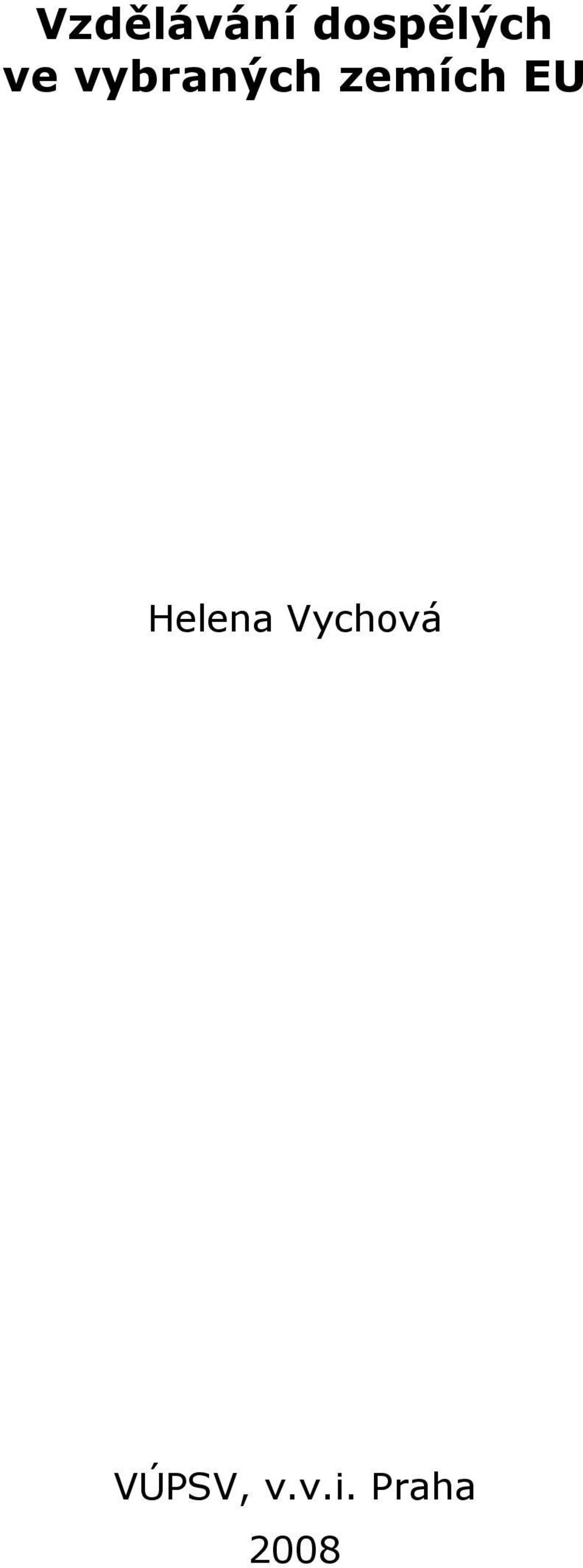 EU Helena Vychová