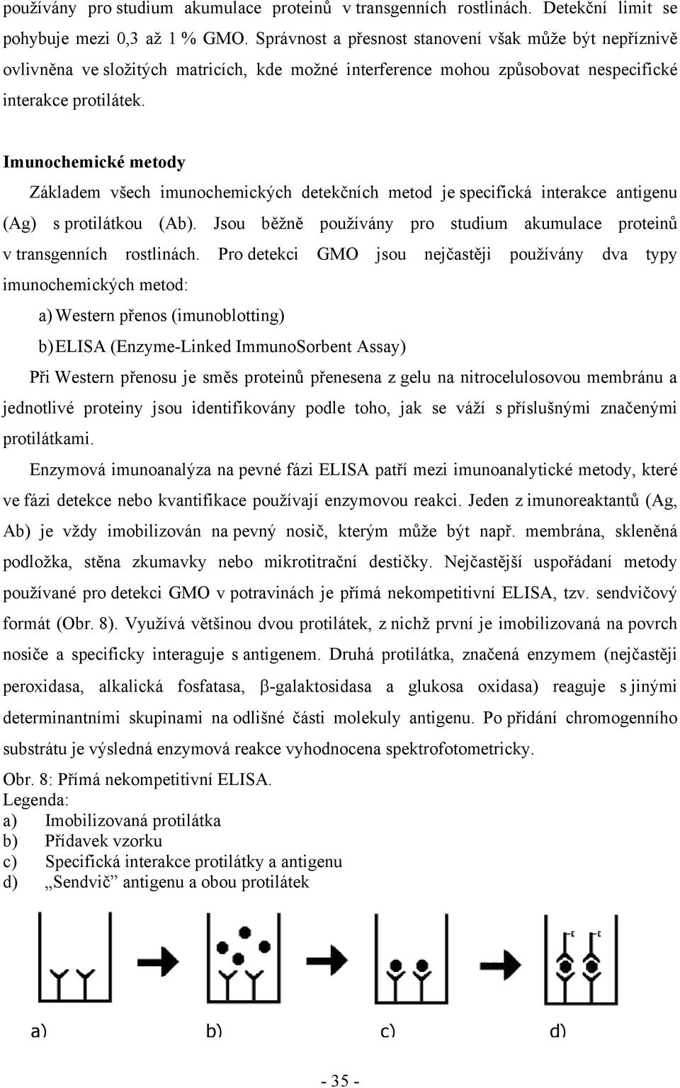 Imunochemické metody Základem všech imunochemických detekčních metod je specifická interakce antigenu (Ag) s protilátkou (Ab).