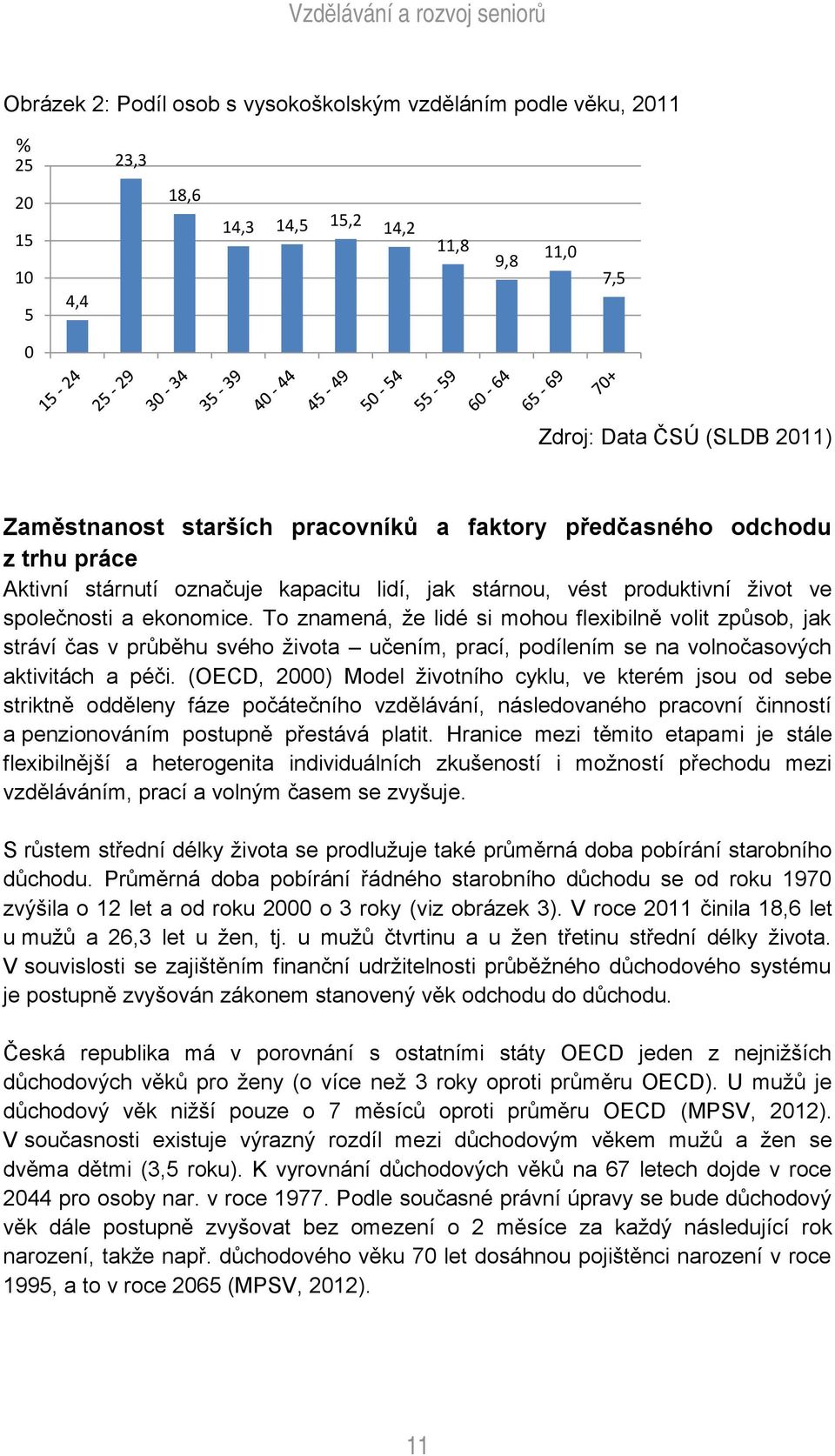 To znamená, že lidé si mohou flexibilně volit způsob, jak stráví čas v průběhu svého života učením, prací, podílením se na volnočasových aktivitách a péči.