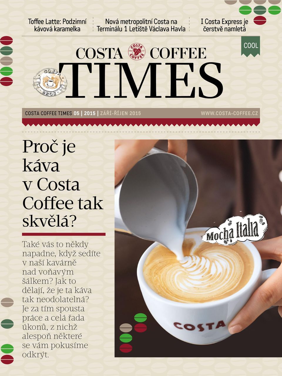 CZ Proč je káva v Costa Coffee tak skvělá?