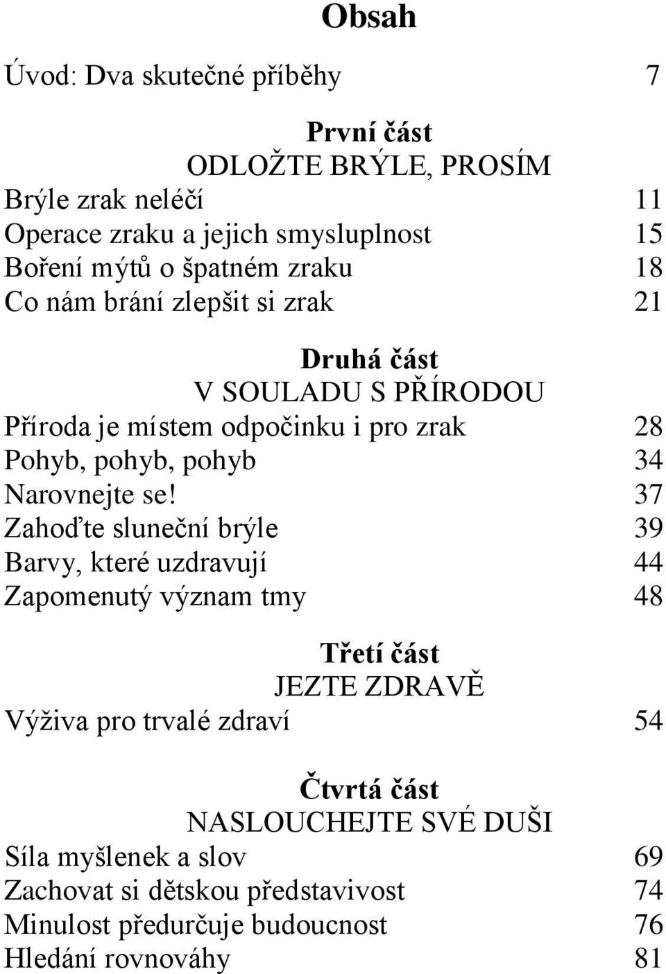 Narovnejte se!