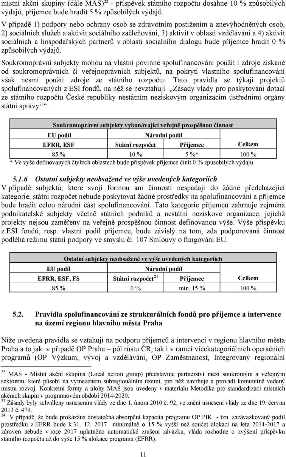 hospodářských partnerů v oblasti sociálního dialogu bude příjemce hradit 0 % způsobilých výdajů.