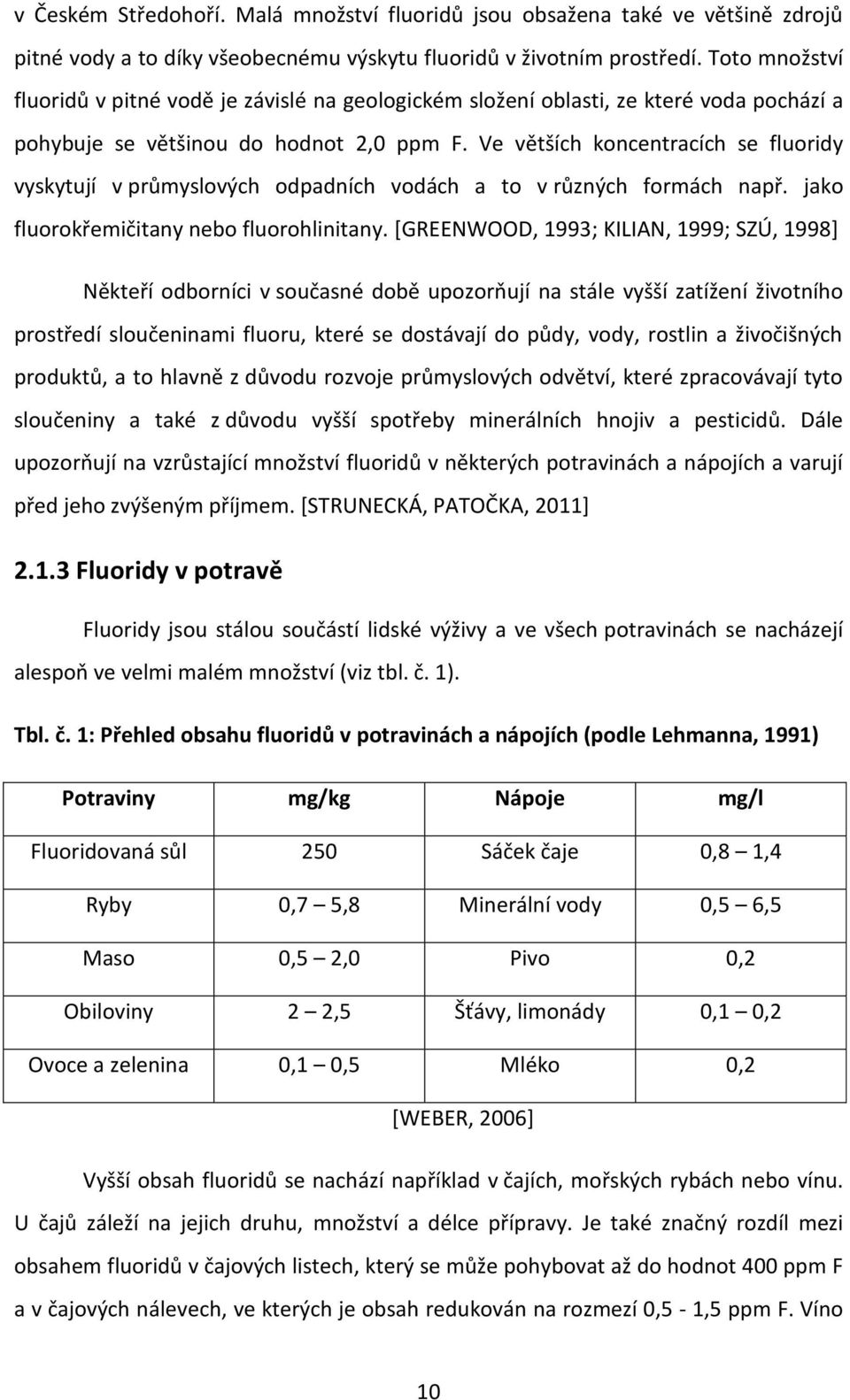 Ve větších koncentracích se fluoridy vyskytují v průmyslových odpadních vodách a to v různých formách např. jako fluorokřemičitany nebo fluorohlinitany.