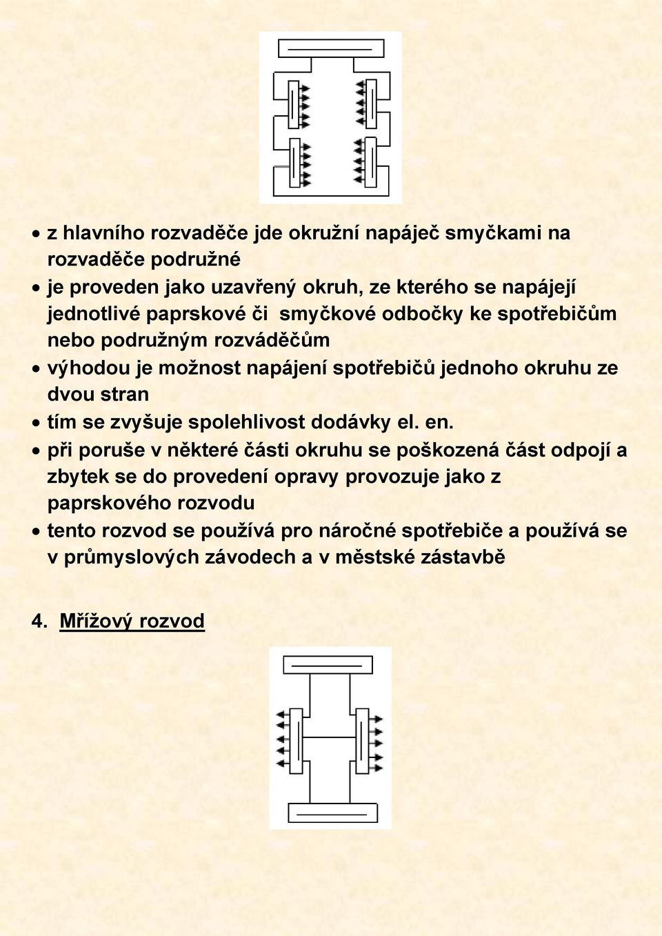 se zvyšuje spolehlivost dodávky el. en.