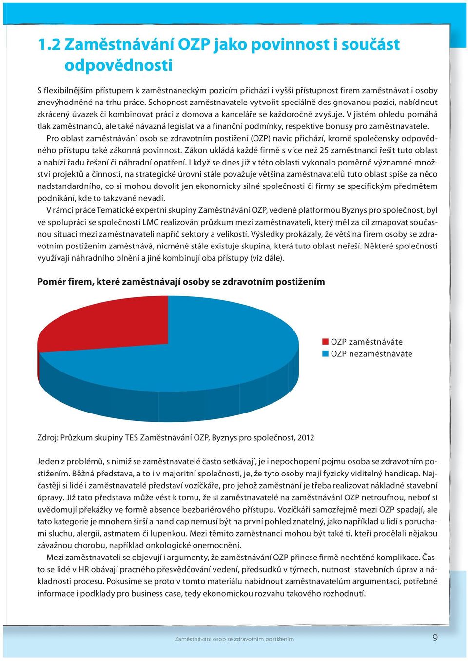 V jistém ohledu pomáhá tlak zaměstnanců, ale také návazná legislativa a finanční podmínky, respektive bonusy pro zaměstnavatele.