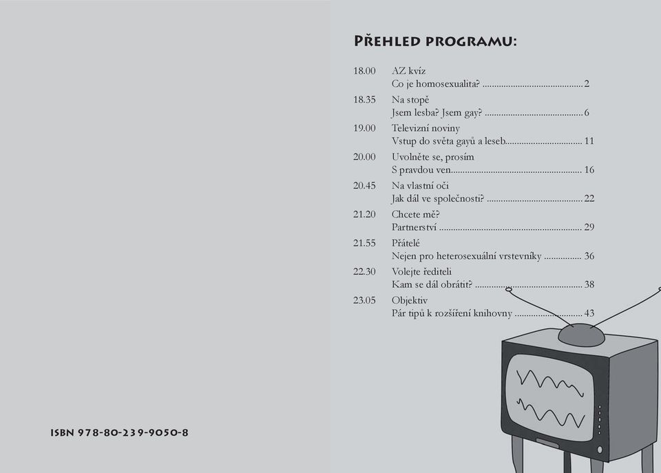 45 Na vlastní oči Jak dál ve společnosti?... 22 21.20 Chcete mě? Partnerství... 29 21.