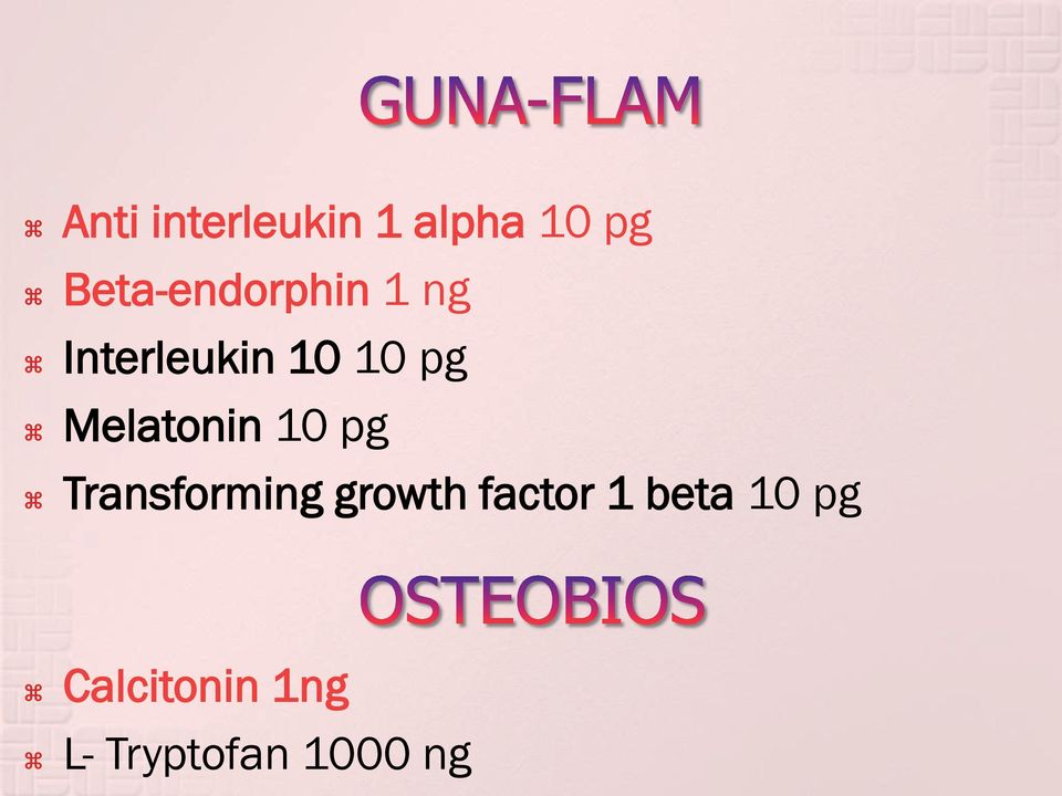 Melatonin 10 pg Transforming growth