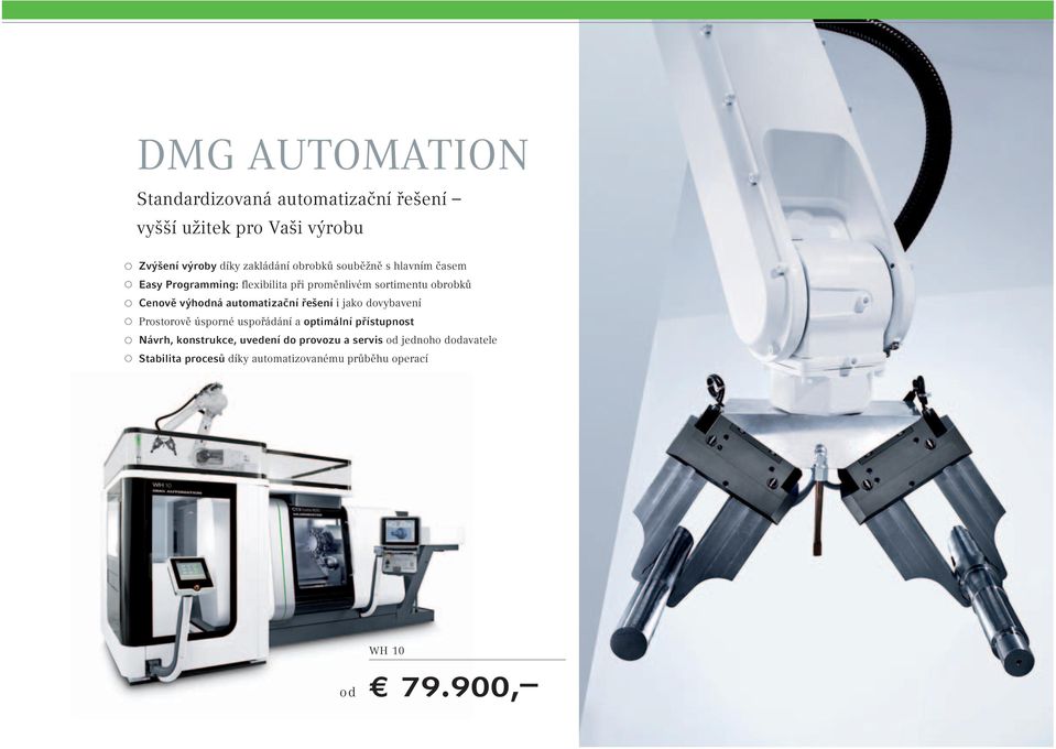 automatizační řešení i jako dovybavení Prostorově úsporné uspořádání a optimální přístupnost Návrh, konstrukce,