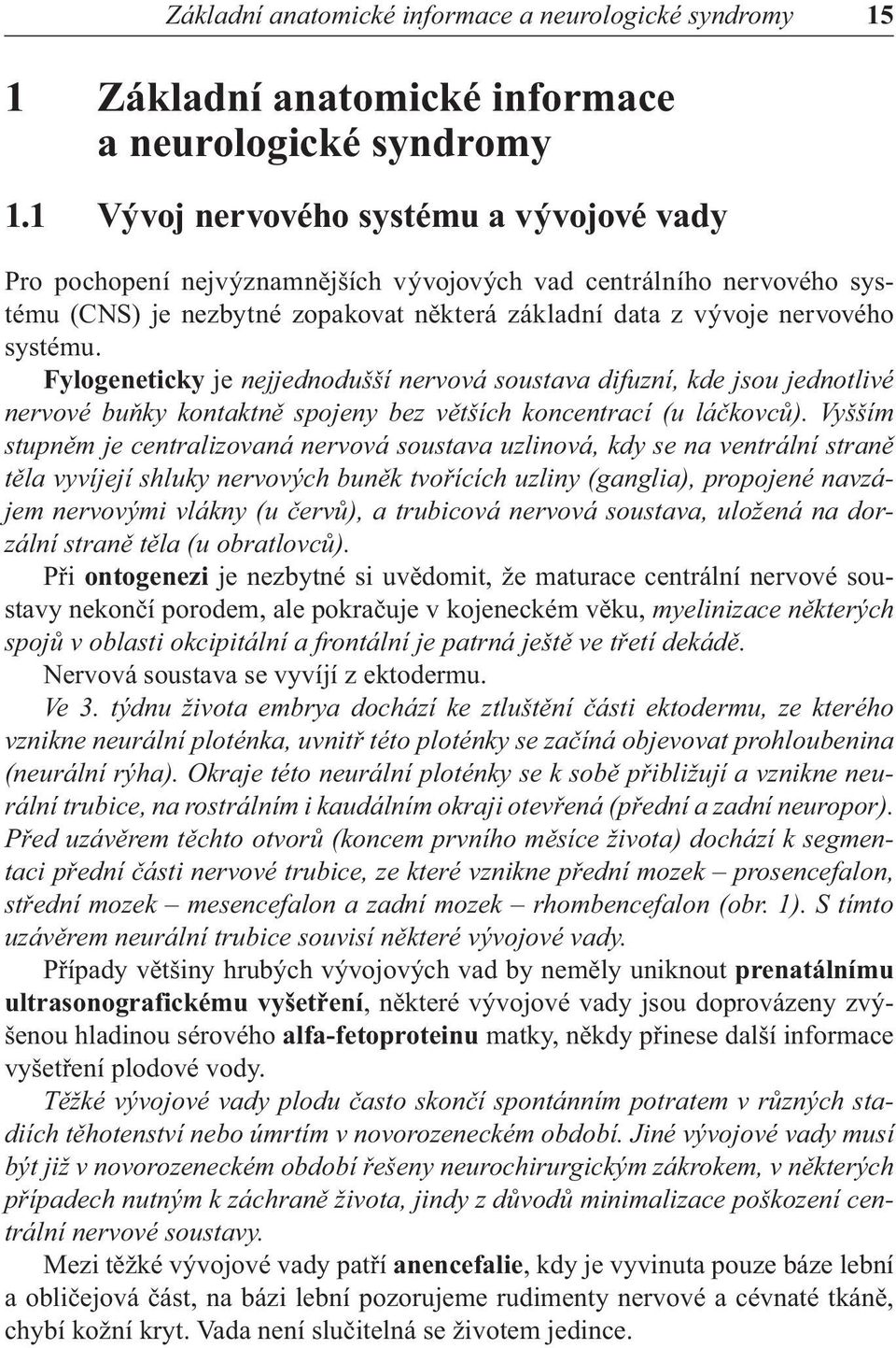 Fylogeneticky je nejjednodušší nervová soustava difuzní, kde jsou jednotlivé nervové buňky kontaktně spojeny bez větších koncentrací (u láčkovců).