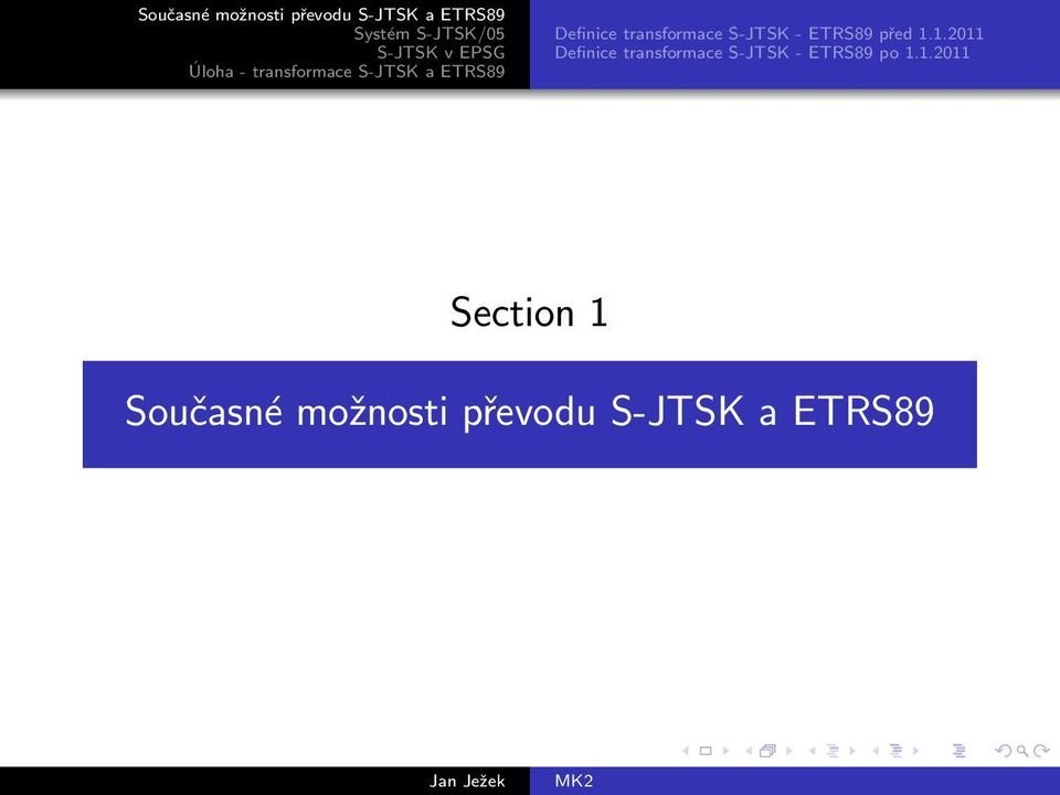 1.2011  po 1.1.2011 Section 1 Současné