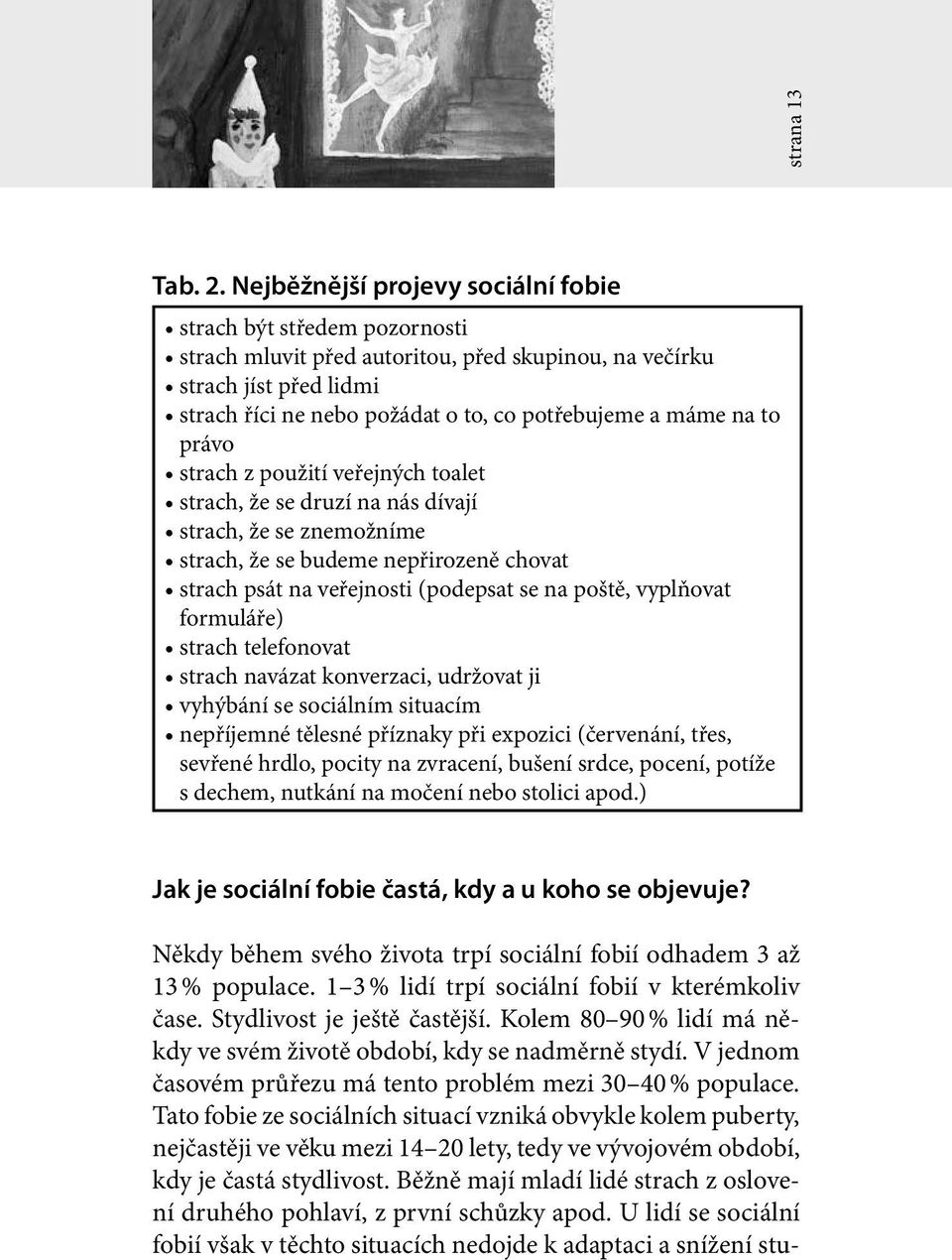 na to právo strach z použití veřejných toalet strach, že se druzí na nás dívají strach, že se znemožníme strach, že se budeme nepřirozeně chovat strach psát na veřejnosti (podepsat se na poště,