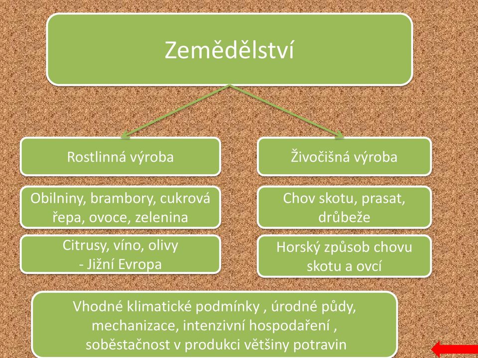 prasat, drůbeže Horský způsob chovu skotu a ovcí Vhodné klimatické podmínky,