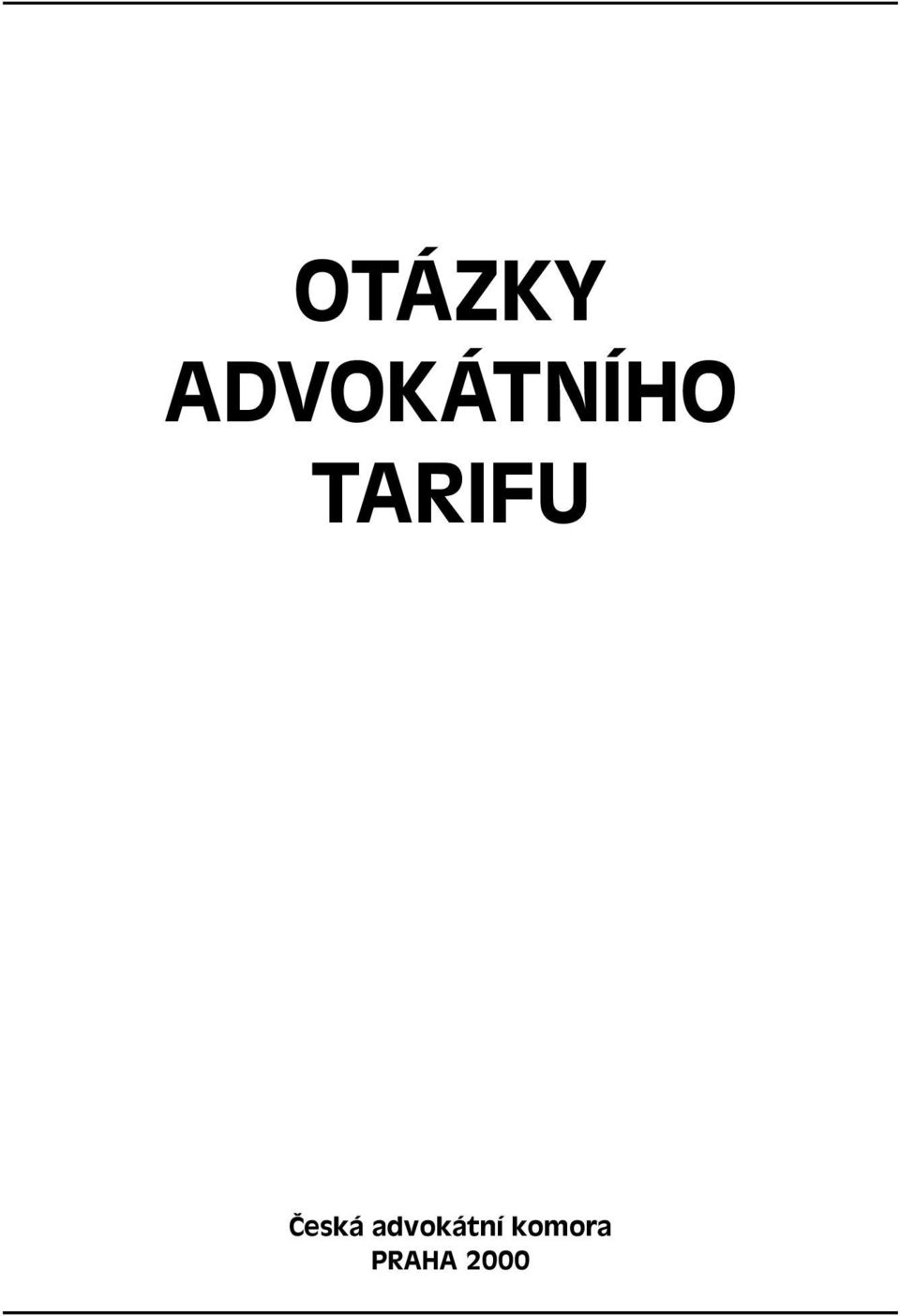 TARIFU Česká