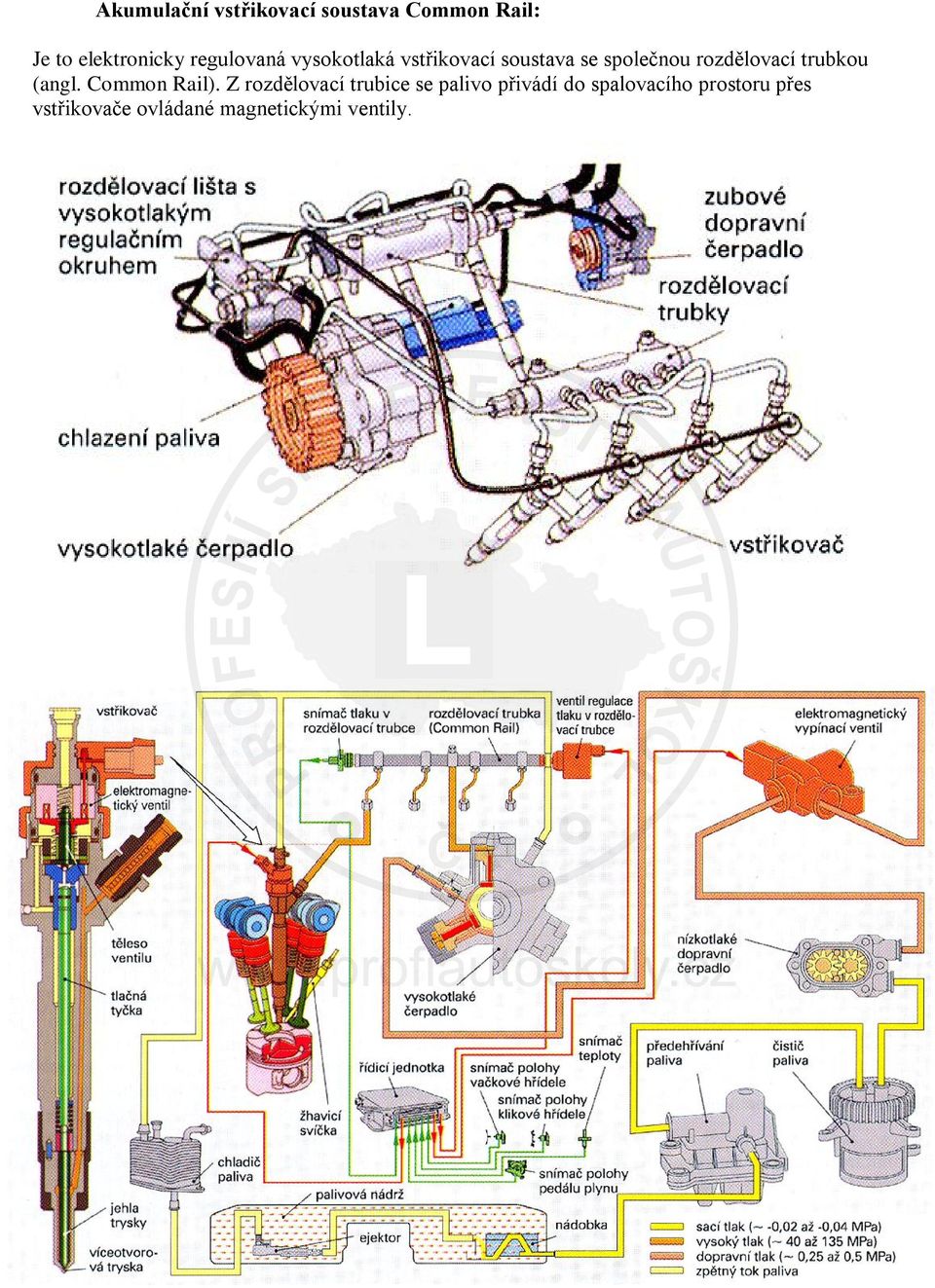 trubkou (angl. Common Rail).