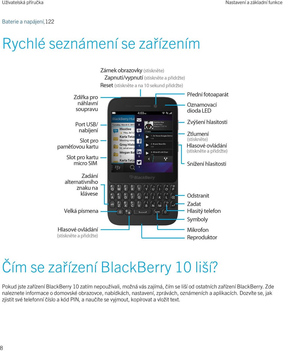 Pokud jste zařízení BlackBerry 10 zatím nepoužívali, možná vás zajímá, čím se liší od ostatních zařízení