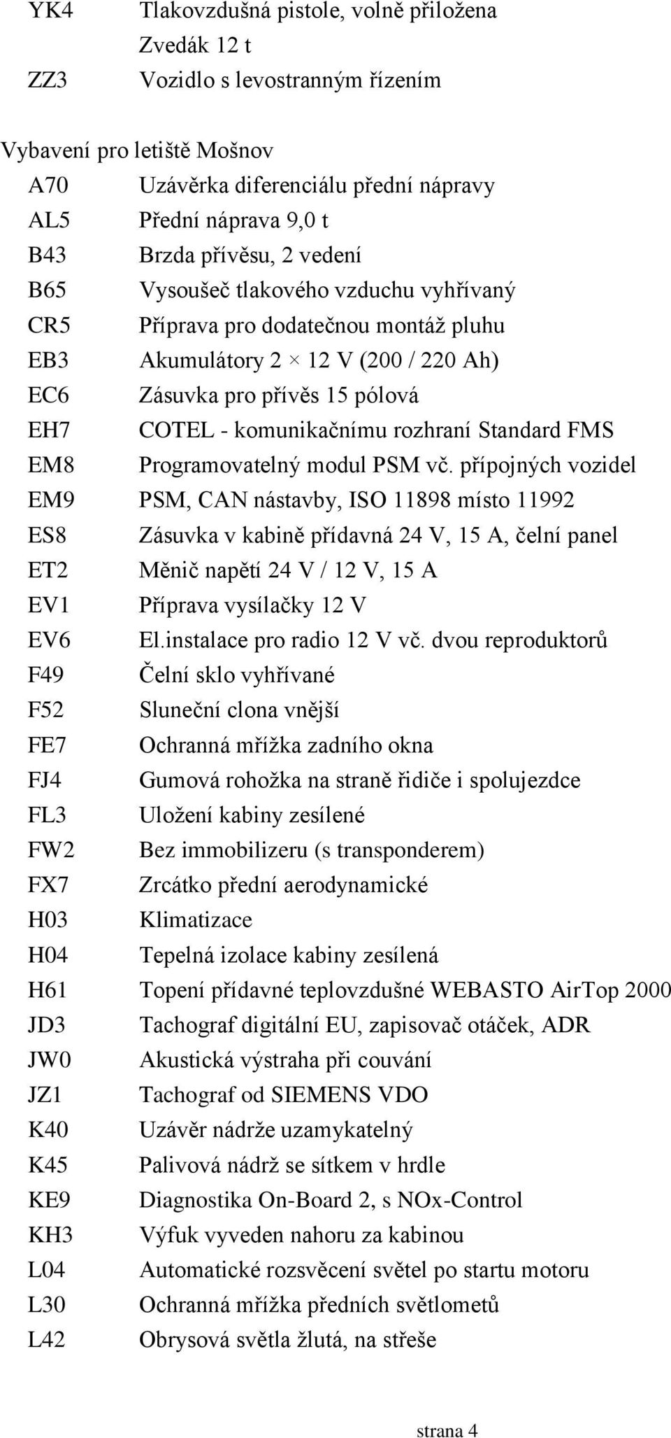 rozhraní Standard FMS EM8 Programovatelný modul PSM vč.