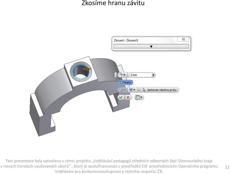 závitu 12