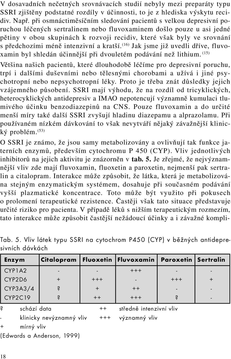 srovnání s předchozími méně intenzivní a kratší. (16) Jak jsme již uvedli dříve, fluvoxamin byl shledán účinnější při dvouletém podávání než lithium.