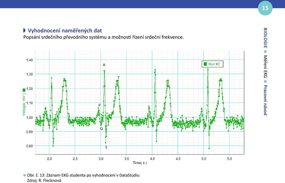 biologie Měření EKG Pracovní návod Obr. č.