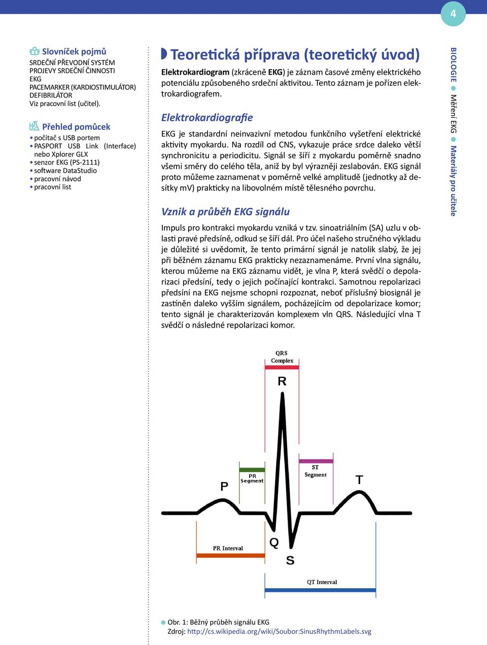 Elektrokardiogram (zkráceně EKG) je záznam časové změny elektrického potenciálu způsobeného srdeční aktivitou. Tento záznam je pořízen elektrokardiografem.