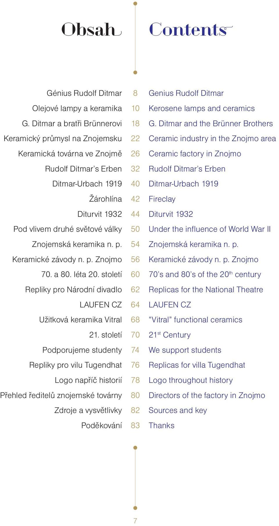 keramika n. p. Keramické závody n. p. Znojmo 70. a 80. léta 20. století Repliky pro Národní divadlo LAUFEN CZ Užitková keramika Vitral 21.