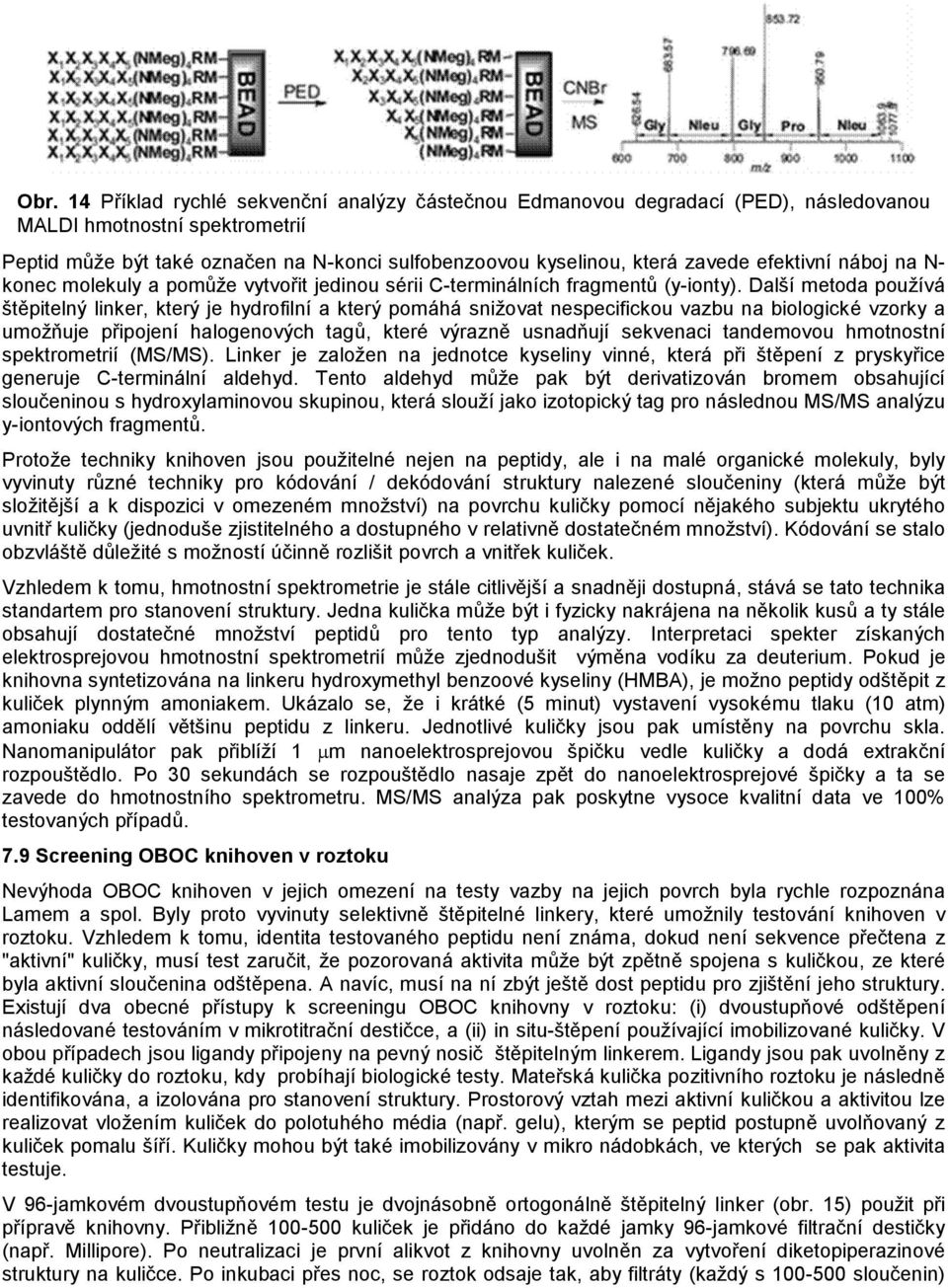Další metoda používá štěpitelný linker, který je hydrofilní a který pomáhá snižovat nespecifickou vazbu na biologické vzorky a umožňuje připojení halogenových tagů, které výrazně usnadňují sekvenaci