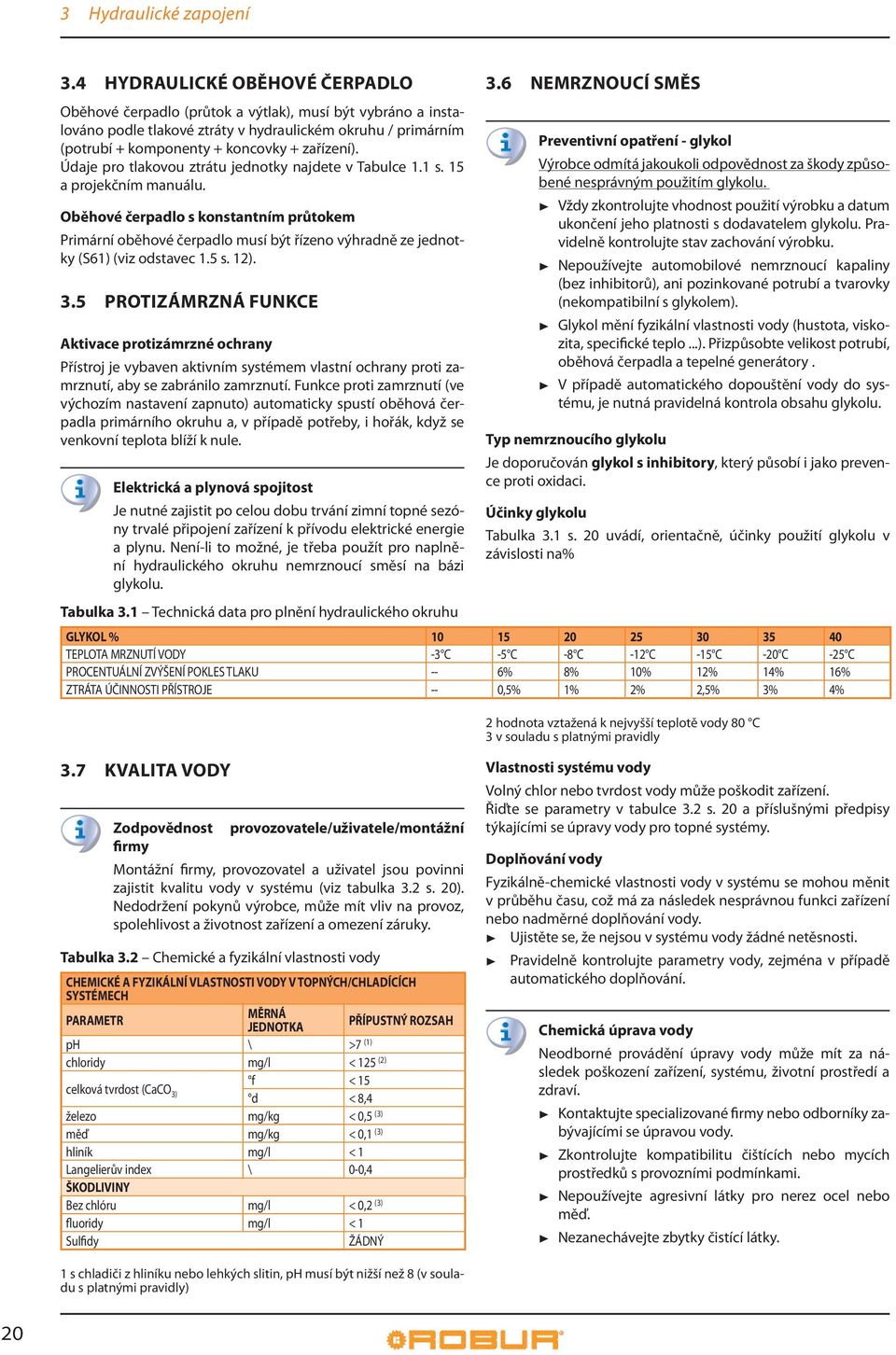 Údaje pro tlakovou ztrátu jednotky najdete v Tabulce 1.1 s. 15 a projekčním manuálu.