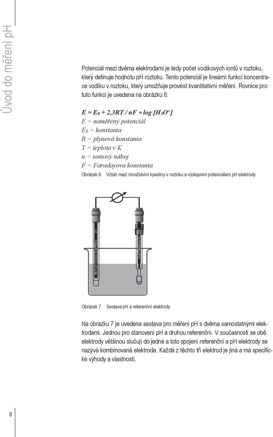 the solution, Tento potenciál which allows je lineární quantitative funkcí koncentrace vodíku v to roztoku, be made. který The umožňuje formula provést for this kvantitativní function is měření.