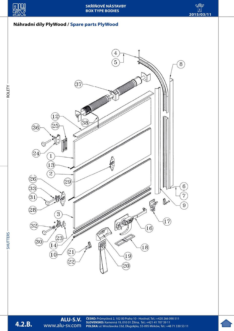 Spare parts PlyWood