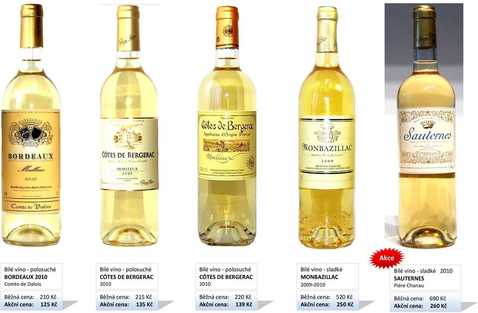 2010 Bílé víno - sladké MONBAZILLAC 2009-2010 Bílé víno - sladké 2010