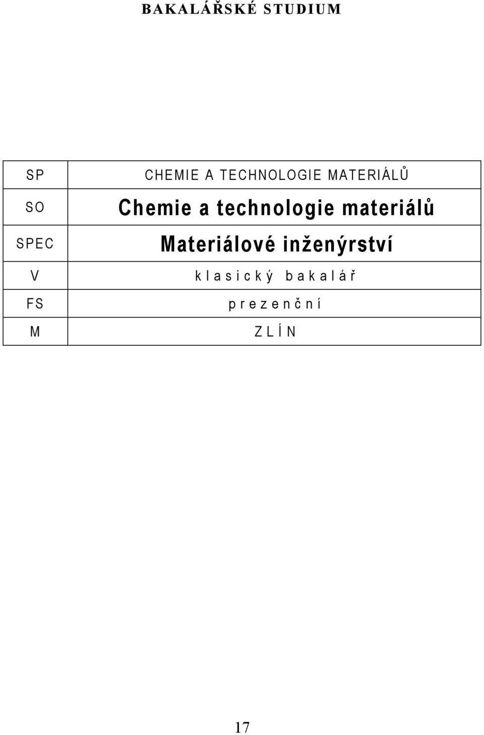 technologie materiálů Materiálové inženýrství k l