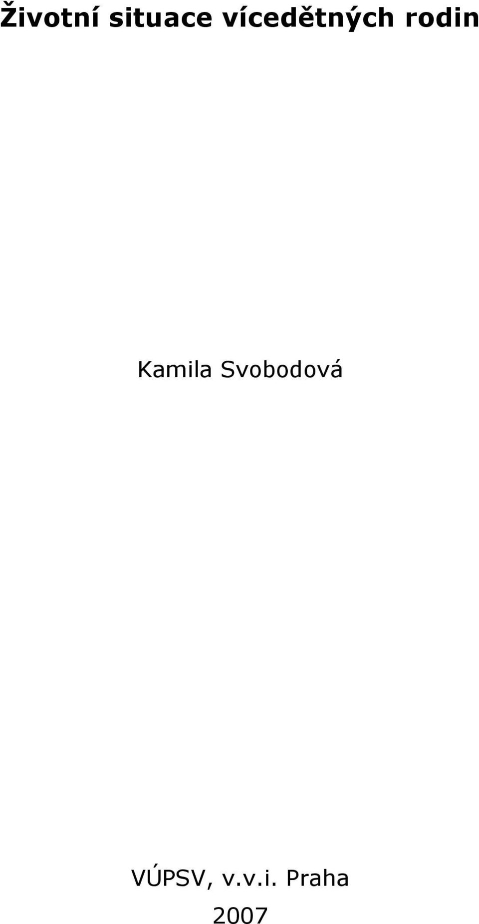 Kamila Svobodová