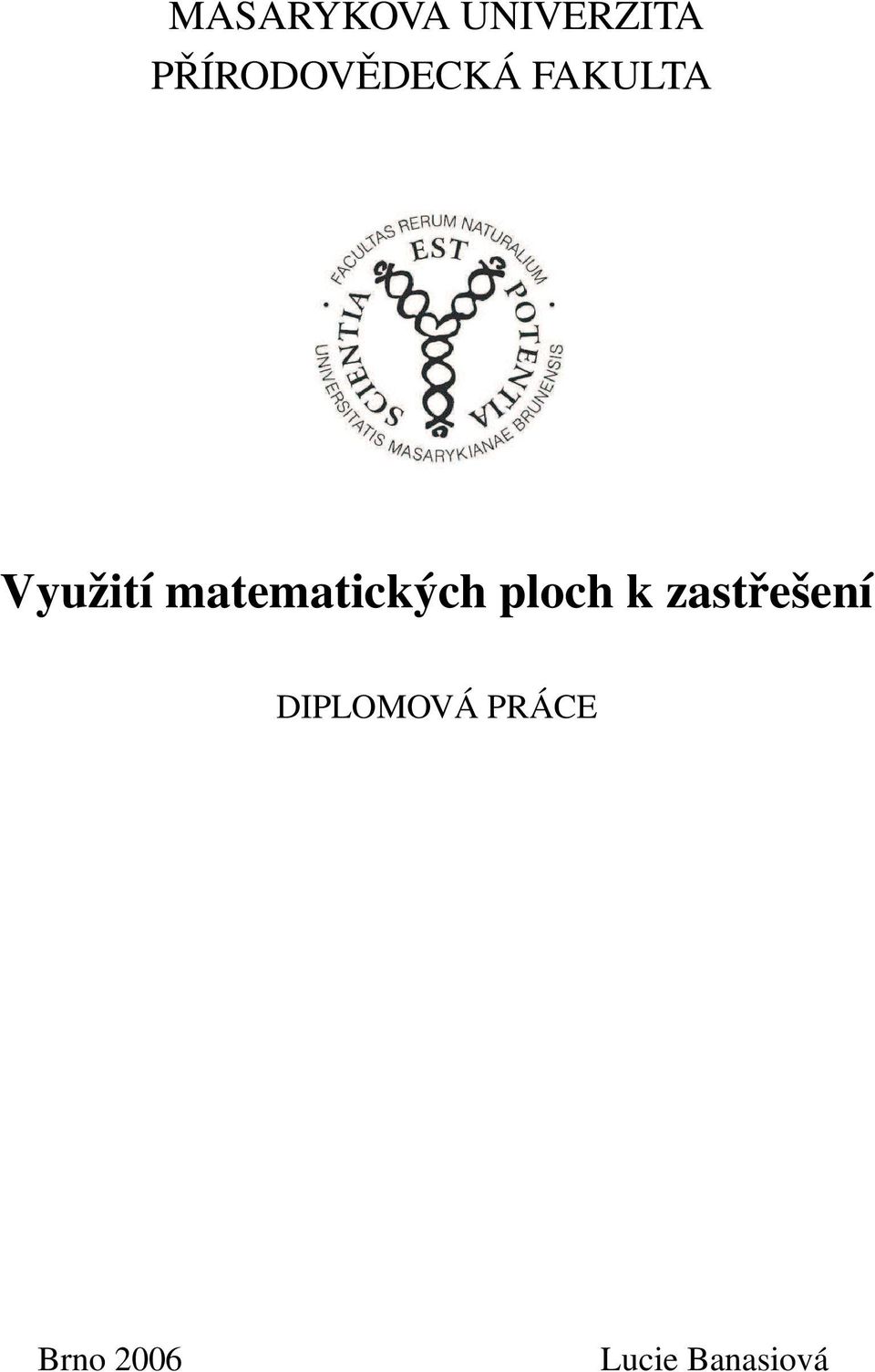 matematických ploch k