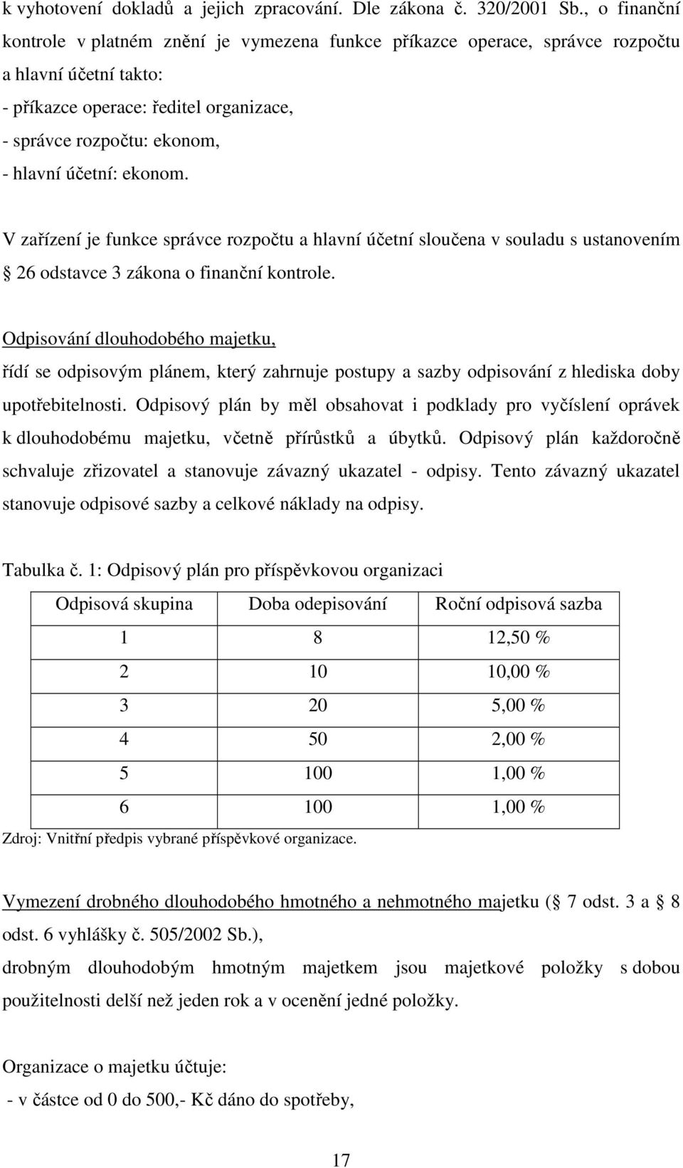 ekonom. V zařízení je funkce správce rozpočtu a hlavní účetní sloučena v souladu s ustanovením 26 odstavce 3 zákona o finanční kontrole.