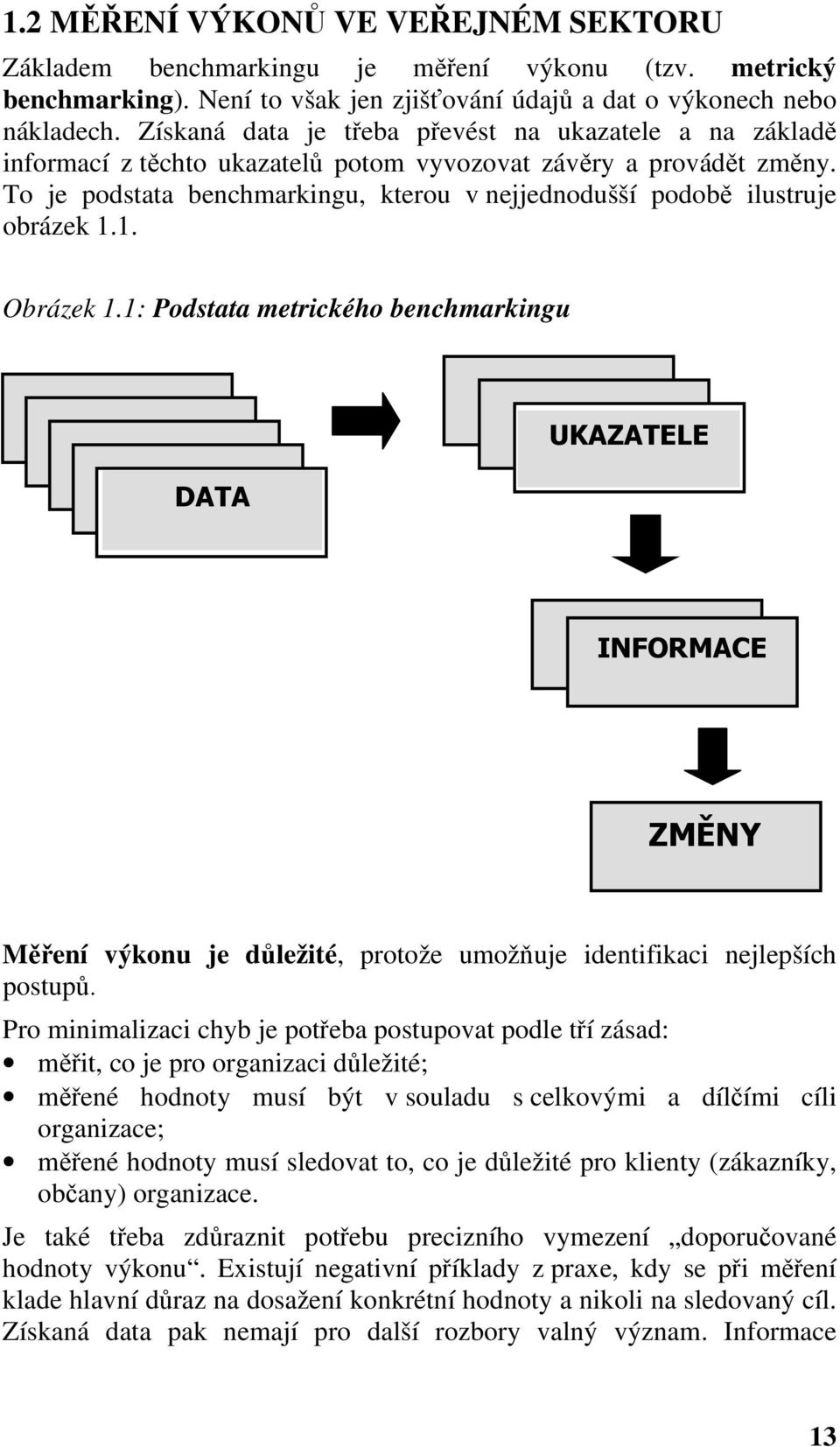 To je podstata benchmarkingu, kterou v nejjednodušší podobě ilustruje obrázek 1.1. Obrázek 1.