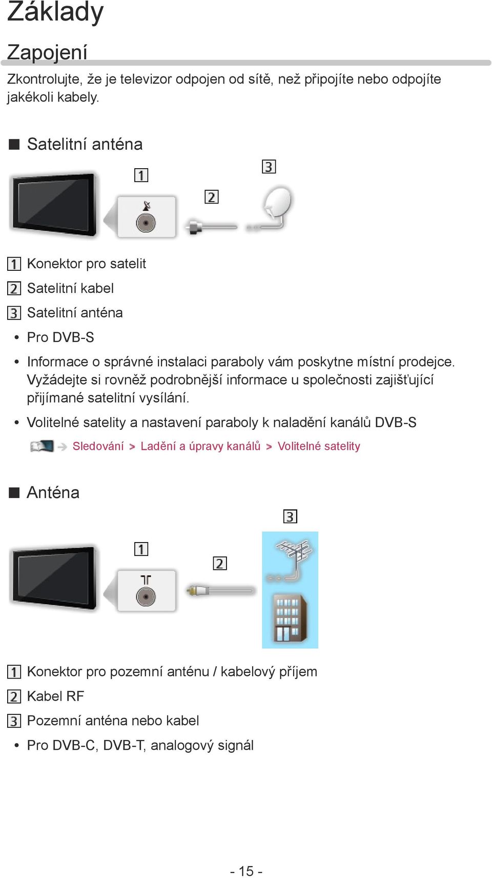 Vyžádejte si rovněž podrobnější informace u společnosti zajišťující přijímané satelitní vysílání.