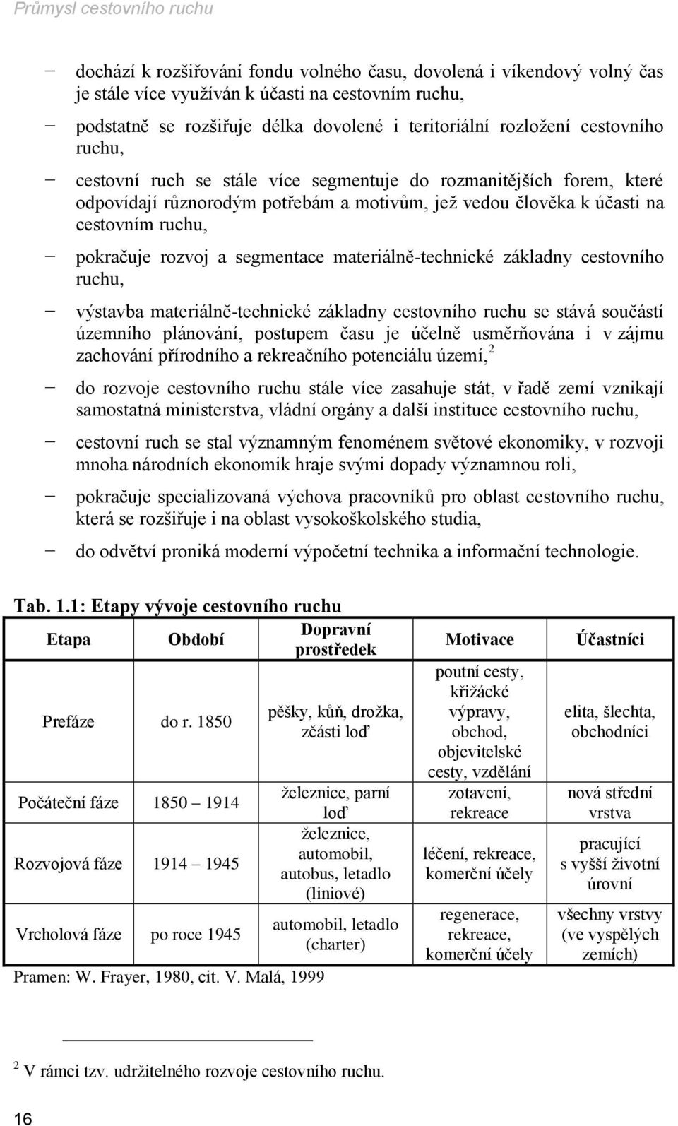 pokračuje rozvoj a segmentace materiálně-technické základny cestovního ruchu, výstavba materiálně-technické základny cestovního ruchu se stává součástí územního plánování, postupem času je účelně