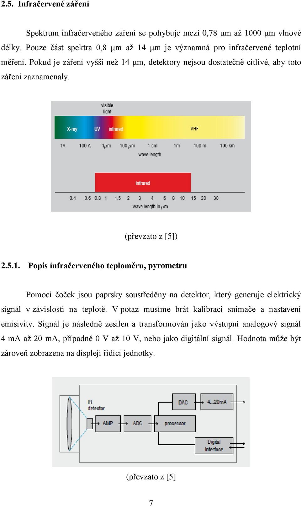 V potaz musíme brát kalibraci snímače a nastavení emisivity.