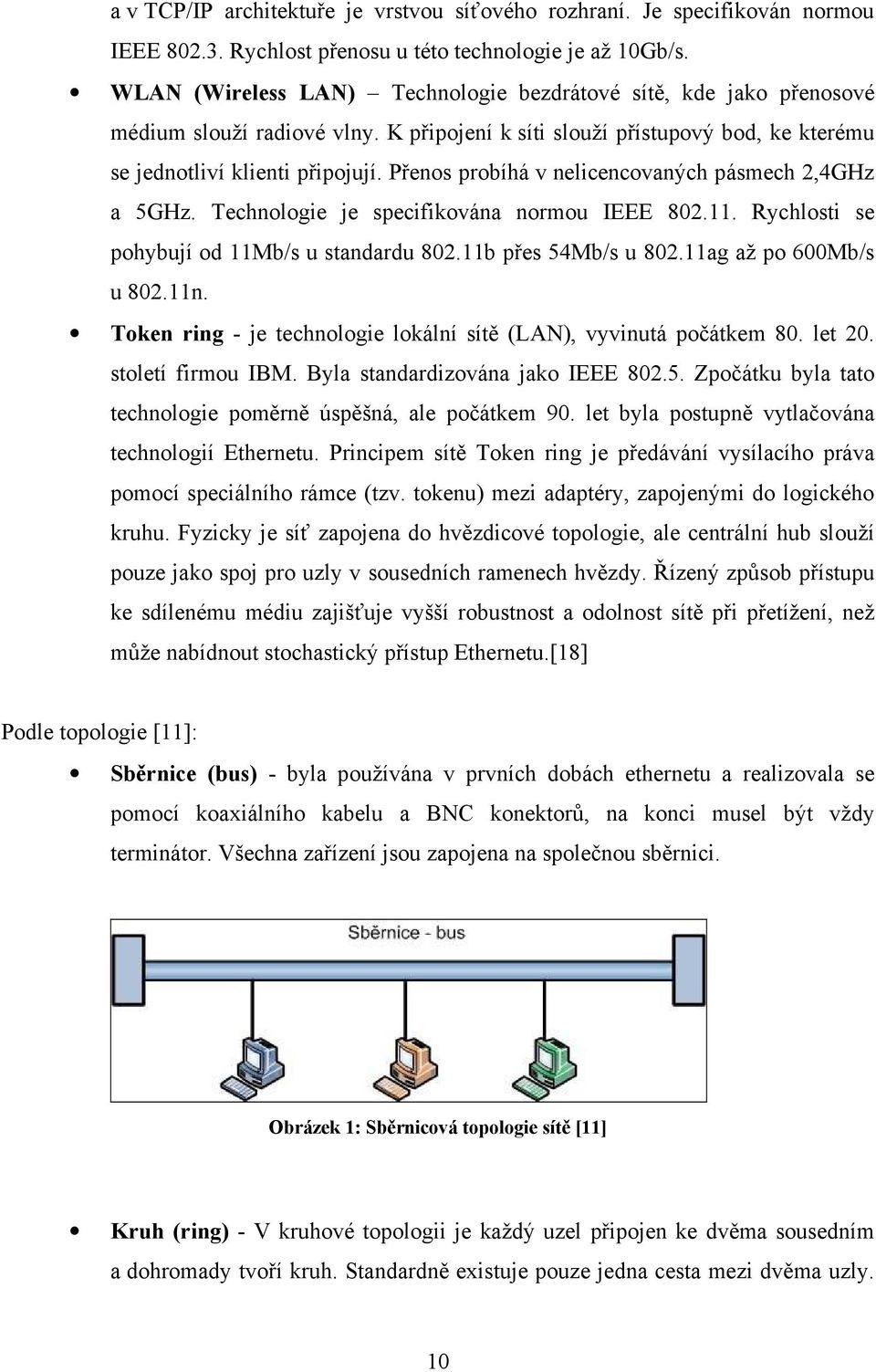 Přenos probíhá v nelicencovaných pásmech 2,4GHz a 5GHz. Technologie je specifikována normou IEEE 802.11. Rychlosti se pohybují od 11Mb/s u standardu 802.11b přes 54Mb/s u 802.11ag až po 600Mb/s u 802.